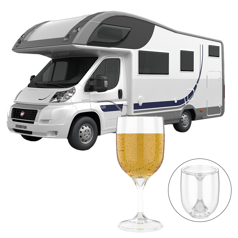 Wine & Beer Emporium - Складной бокал для вина, прозрачный пищевой