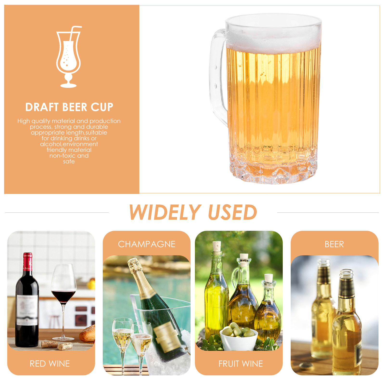 2 шт. 500 мл высококачественны – обзор и цена Beer Mug Handled