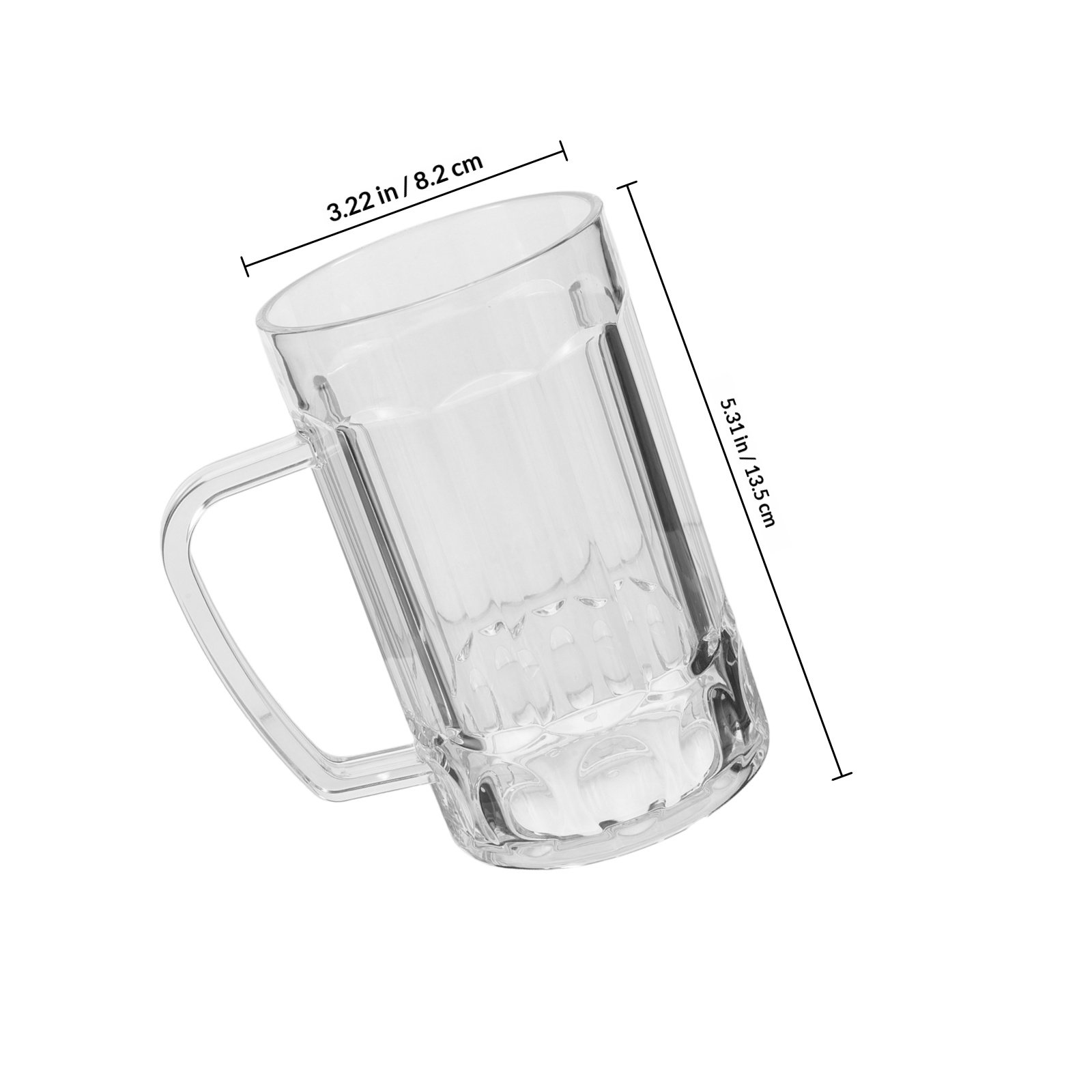 Акриловая пивная кружка с ручк – обзор и цена Beer Mug Handled