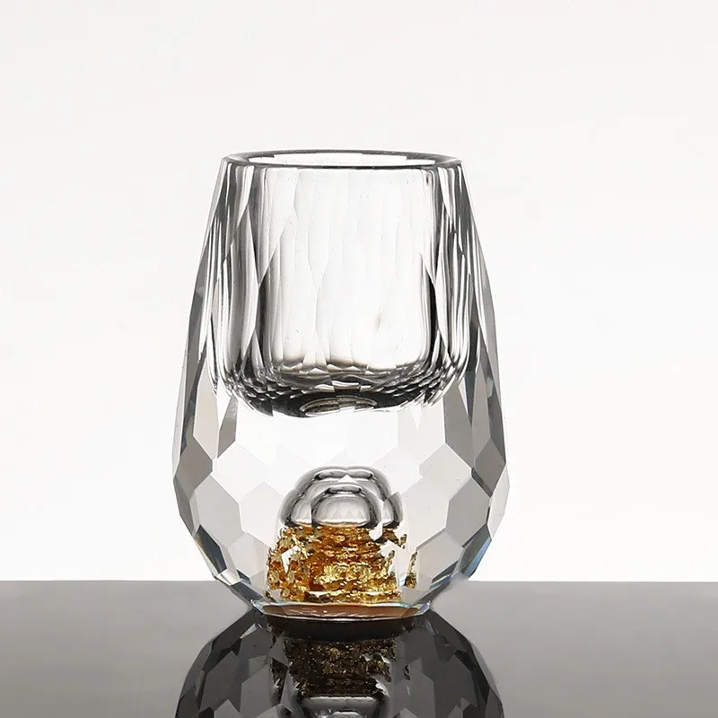 Золотая фольга, маленький бока – обзор и цена Wine Glass Set Crystal