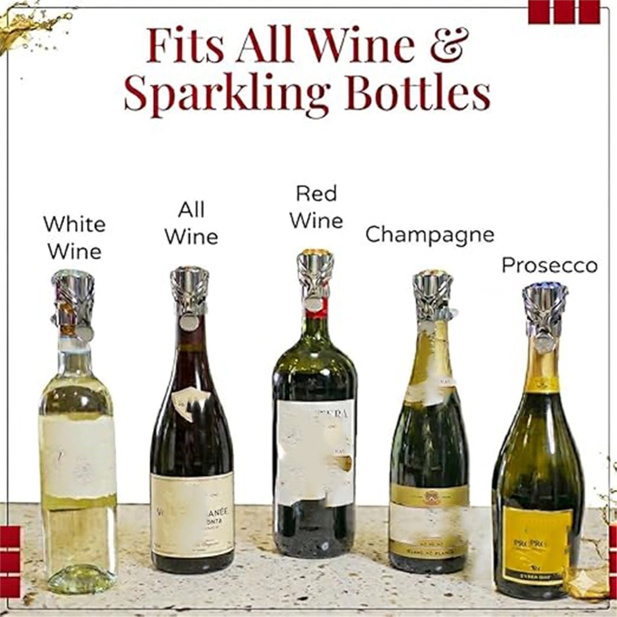 (A02R) Набор из 2 пробок для в – обзор и цена Wine & Beer Unlimited Spirits Photos